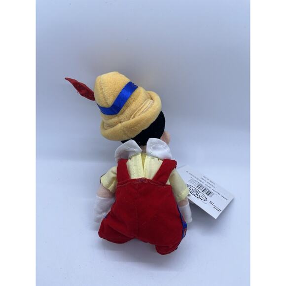 The Disney Store Mini Bean Bag 9" Pinocchio The Boy Bean Plush Toy Tag - Picture 4 of 7